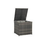 6-Piece Wicker Sectional Sofa Set with Corner & Glass Table
