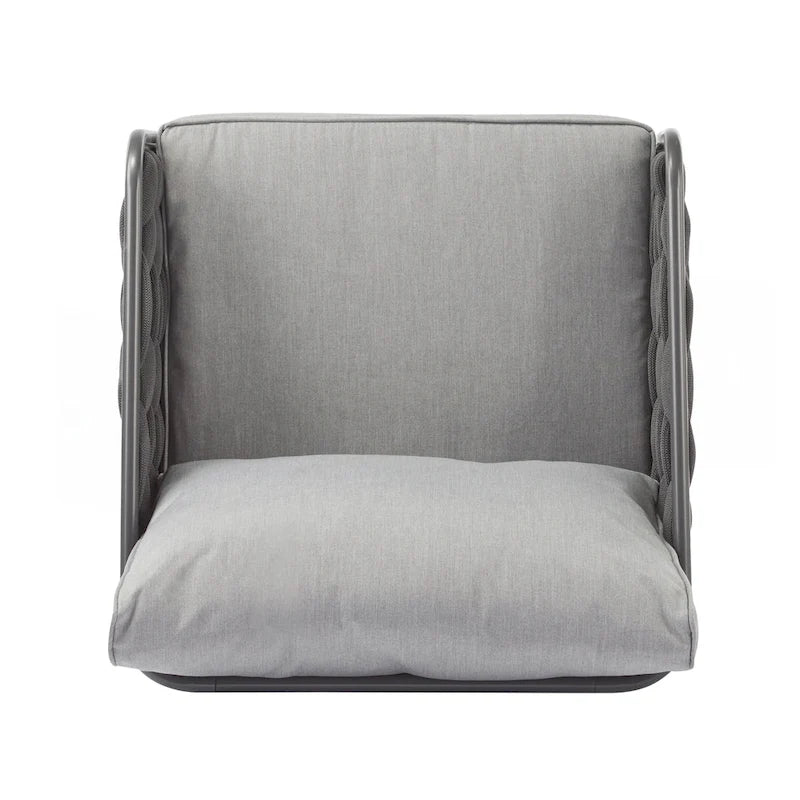 4-Pieces Outdoor Metal Patio Furniture Set