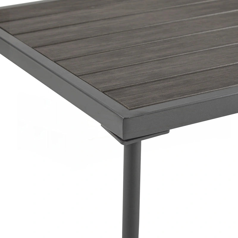 4-Pieces Outdoor Metal Patio Furniture Set