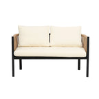 Roomfitters Modern Outdoor Sofa Set with Table, Multi-Person Patio Furniture Set for Garden, Backyard, Balconies
