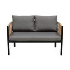 Roomfitters Modern Outdoor Sofa Set with Table, Multi-Person Patio Furniture Set for Garden, Backyard, Balconies