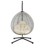 Roomfitters Versatile Hanging Egg Chair for Indoor and Outdoor Use