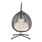Roomfitters Versatile Hanging Egg Chair for Indoor and Outdoor Use