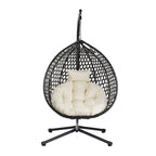 Roomfitters Versatile Hanging Egg Chair for Indoor and Outdoor Use