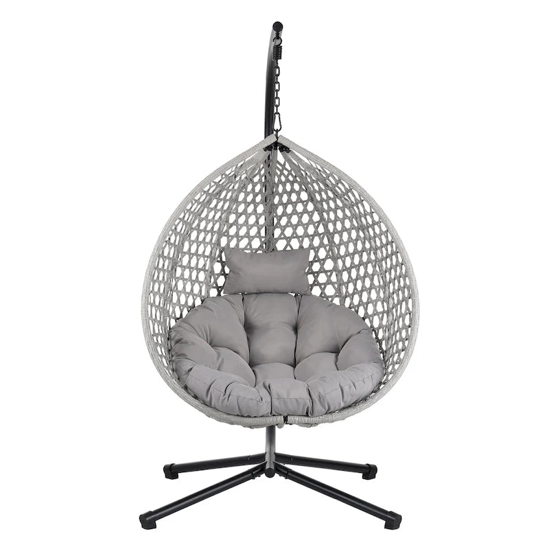 Roomfitters Versatile Hanging Egg Chair for Indoor and Outdoor Use