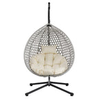 Roomfitters Versatile Hanging Egg Chair for Indoor and Outdoor Use