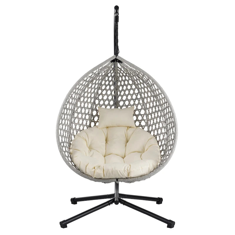 Roomfitters Versatile Hanging Egg Chair for Indoor and Outdoor Use