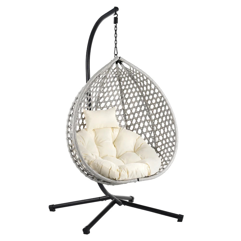 Roomfitters Versatile Hanging Egg Chair for Indoor and Outdoor Use