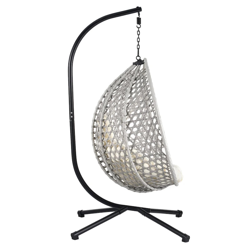 Roomfitters Versatile Hanging Egg Chair for Indoor and Outdoor Use