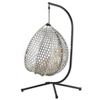 Roomfitters Versatile Hanging Egg Chair for Indoor and Outdoor Use
