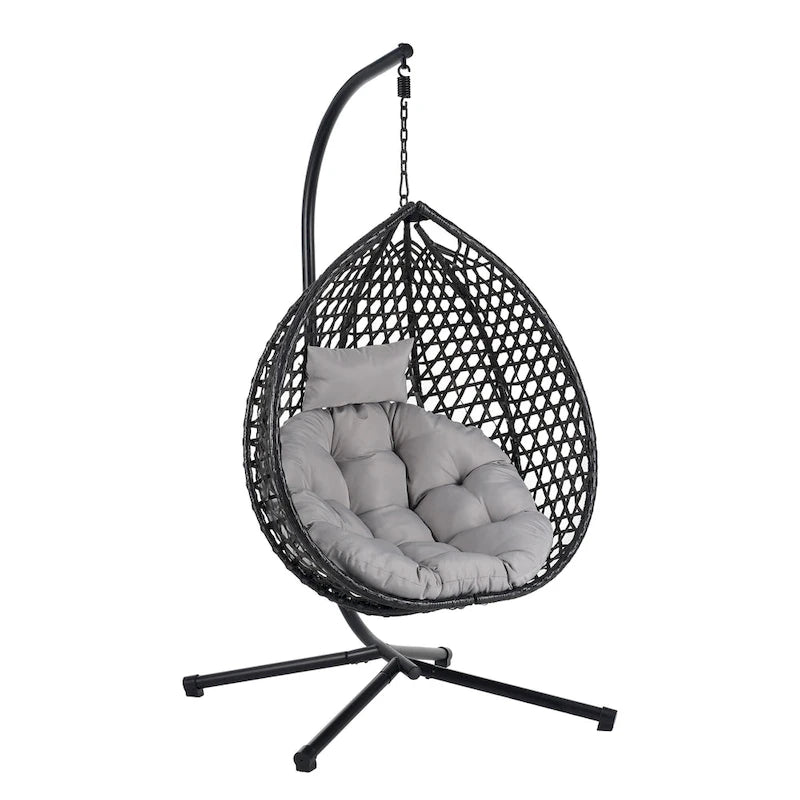 Roomfitters Versatile Hanging Egg Chair for Indoor and Outdoor Use