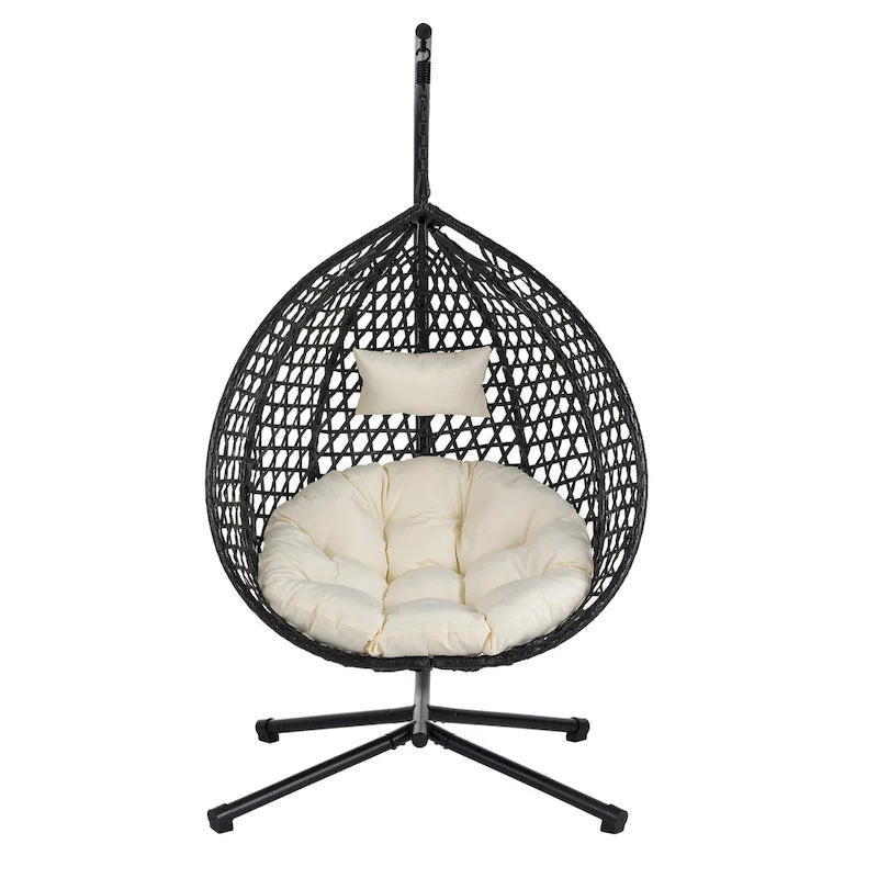 Roomfitters Versatile Hanging Egg Chair for Indoor and Outdoor Use