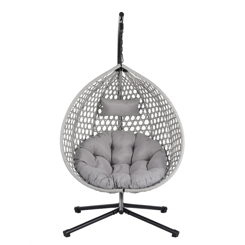 Roomfitters Versatile Hanging Egg Chair for Indoor and Outdoor Use