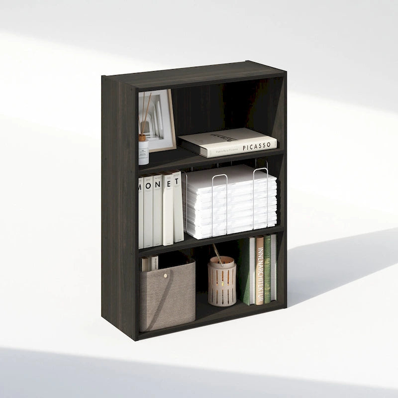 Furinno Simple Open Shelf, Bookcases, 3-Tier