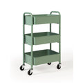 3-Tier Delicate Compact Rolling Metal Storage Organizer