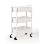 3-Tier Delicate Compact Rolling Metal Storage Organizer