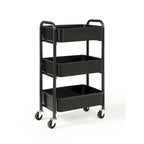 3-Tier Delicate Compact Rolling Metal Storage Organizer