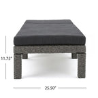 Luxury Outdoor Wicker Lounger
