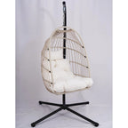 Outdoor Egg Hanging Chair with Stand