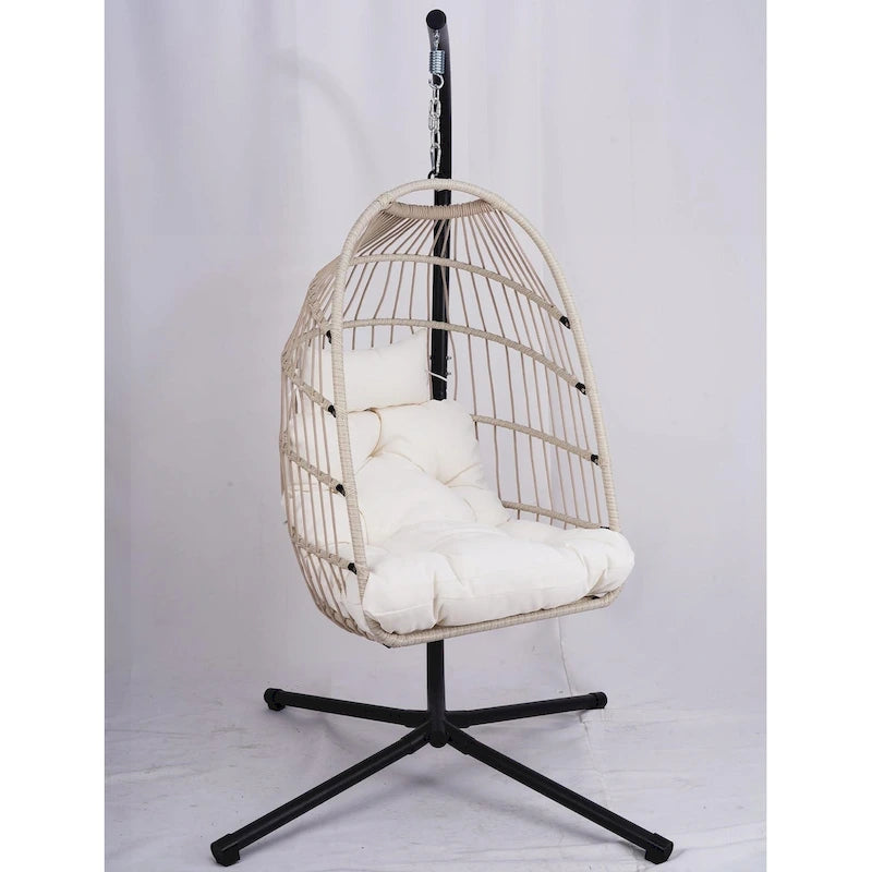 Outdoor Egg Hanging Chair with Stand