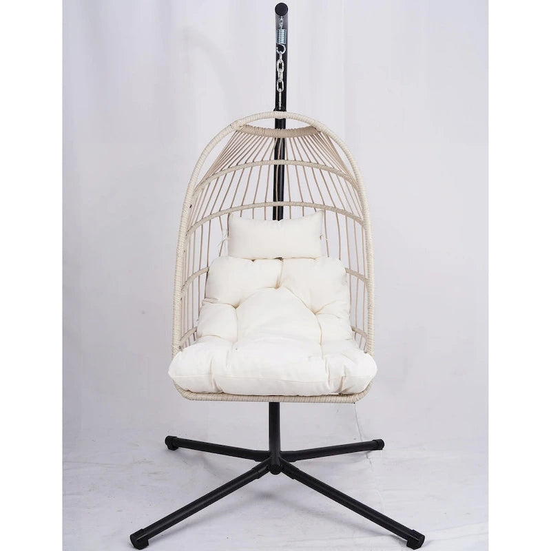Outdoor Egg Hanging Chair with Stand