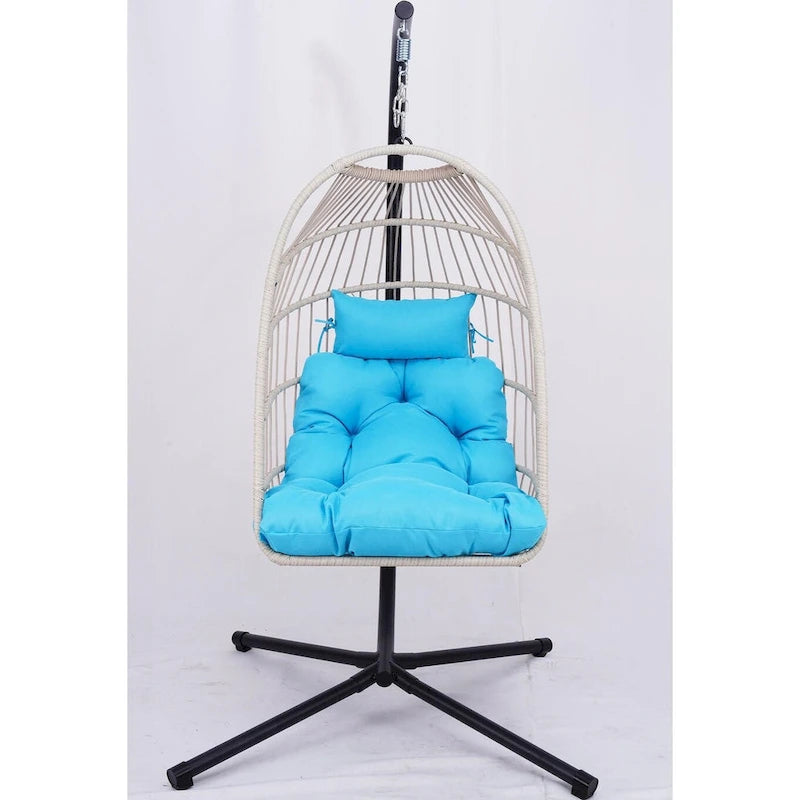 Outdoor Egg Hanging Chair with Stand