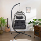 Outdoor Egg Hanging Chair with Stand