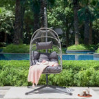 Outdoor Egg Hanging Chair with Stand