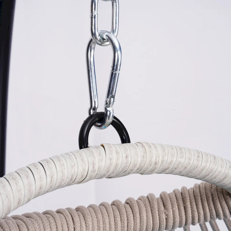 Outdoor Egg Hanging Chair with Stand