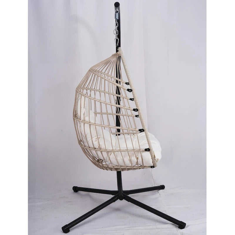 Outdoor Egg Hanging Chair with Stand