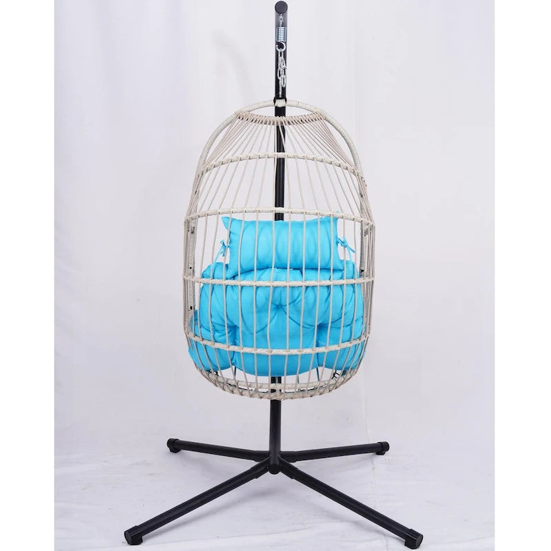 Outdoor Egg Hanging Chair with Stand