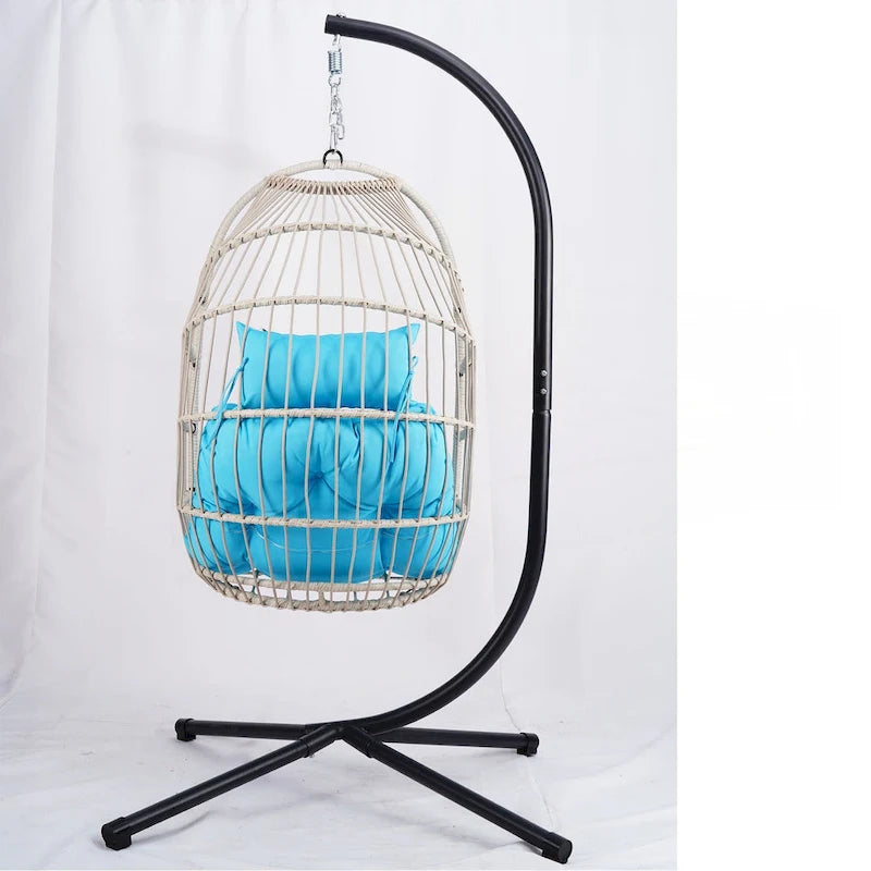 Outdoor Egg Hanging Chair with Stand