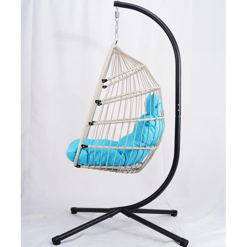 Outdoor Egg Hanging Chair with Stand