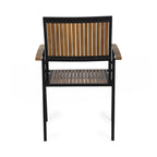 Industrial Chic Dining Chairs Set of 2