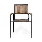 Industrial Chic Dining Chairs Set of 2
