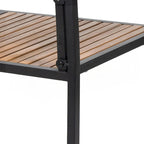 Industrial Chic Dining Chairs Set of 2