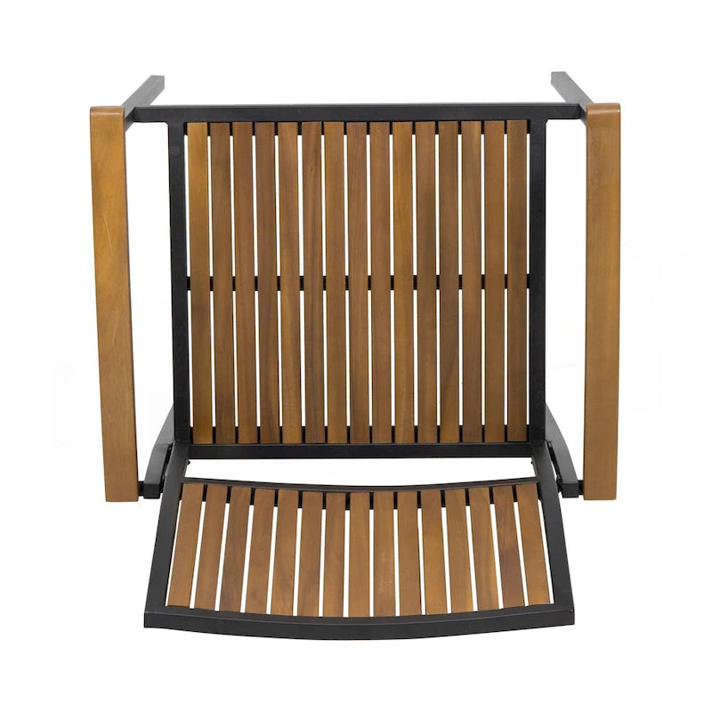 Industrial Chic Dining Chairs Set of 2
