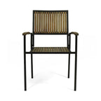 Industrial Chic Dining Chairs Set of 2