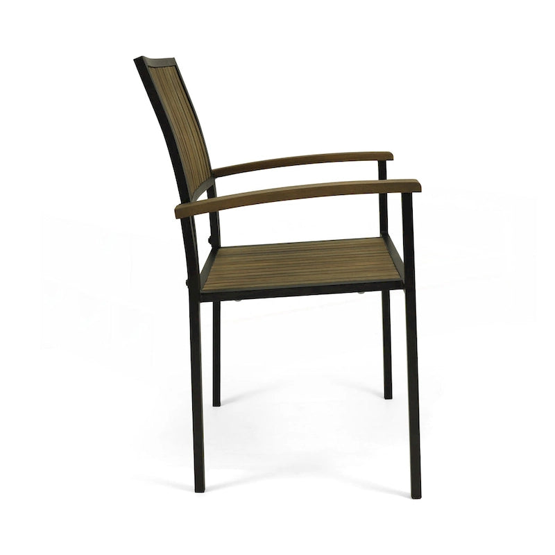 Industrial Chic Dining Chairs Set of 2