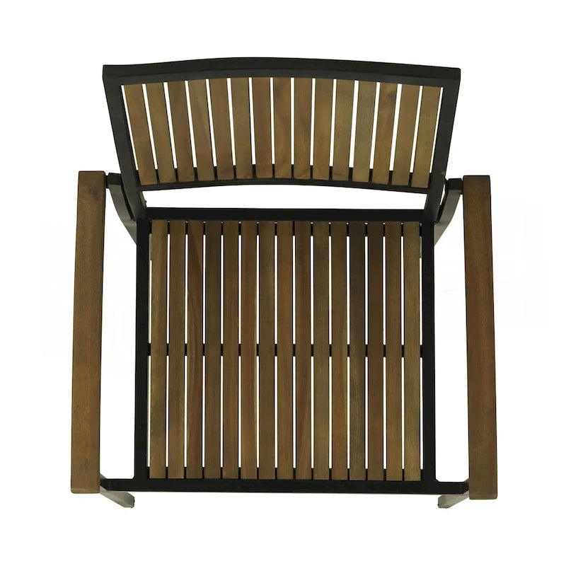 Industrial Chic Dining Chairs Set of 2