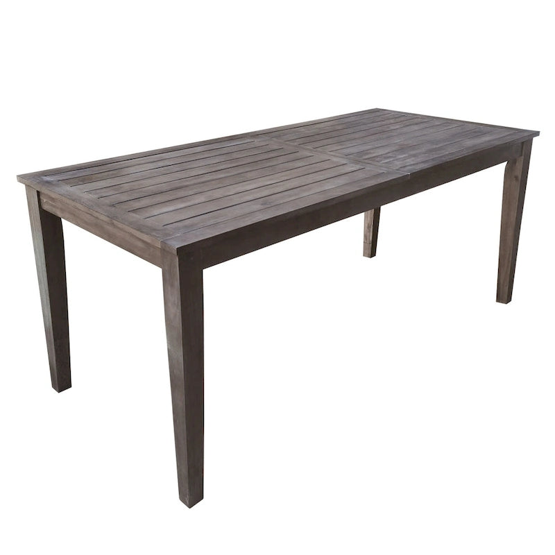 Acacia Wood Outdoor Dining Table And Chairs Suitable For Patio