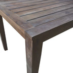 Acacia Wood Outdoor Dining Table And Chairs Suitable For Patio