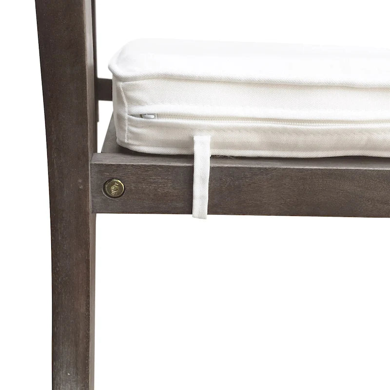 Acacia Wood Outdoor Dining Table And Chairs Suitable For Patio