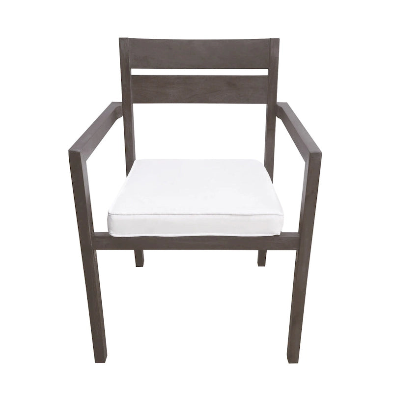 Acacia Wood Outdoor Dining Table And Chairs Suitable For Patio