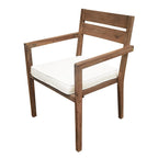 Acacia Wood Outdoor Dining Table And Chairs Suitable For Patio