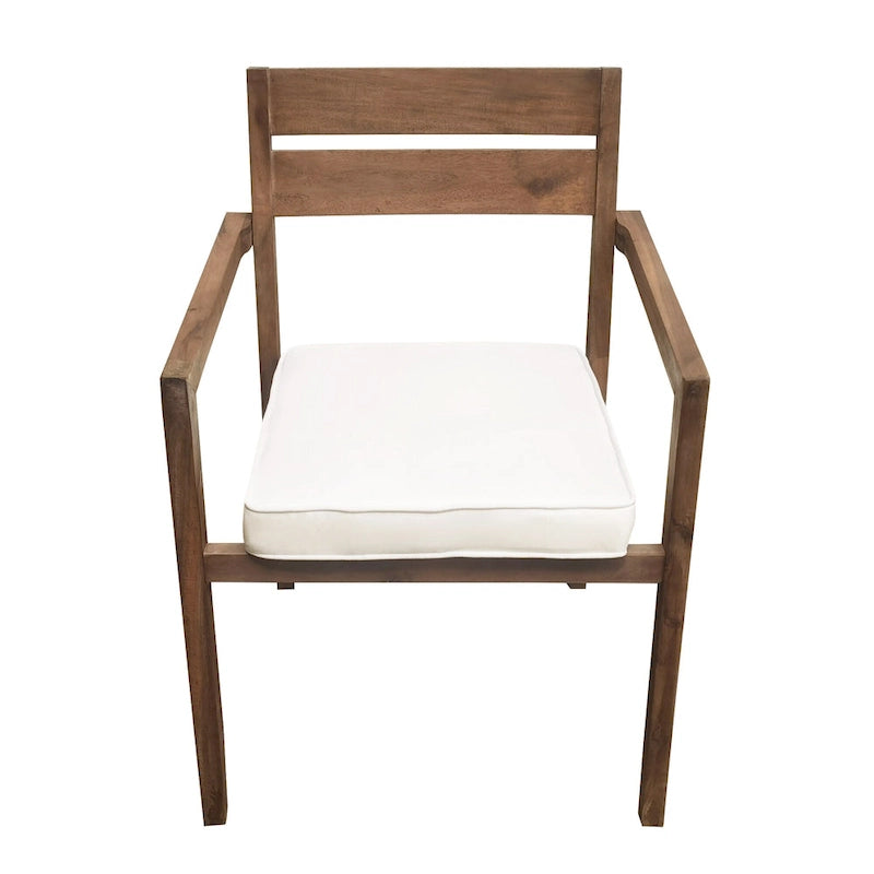 Acacia Wood Outdoor Dining Table And Chairs Suitable For Patio