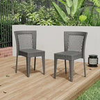 Premium Stackable Patio Chairs set of 2