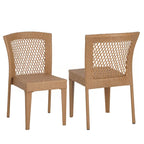 Premium Stackable Patio Chairs set of 2