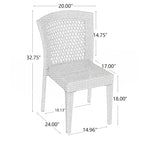 Premium Stackable Patio Chairs set of 2