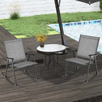 Costway 2 PCS Patio Folding Rocking Chair Heavy-Duty Metal Frame - See Details